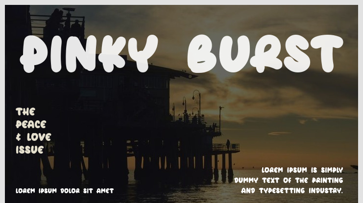 Pinky Burst Font