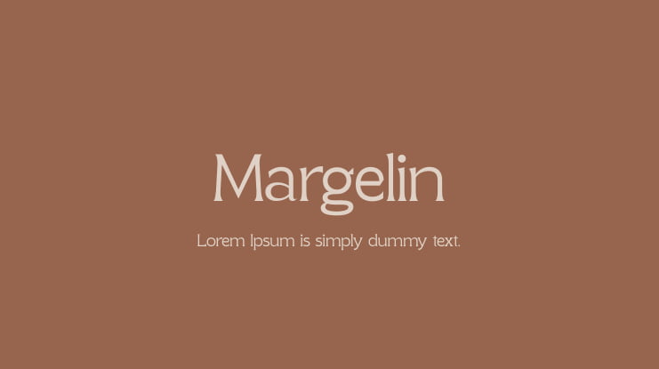 Margelin Font