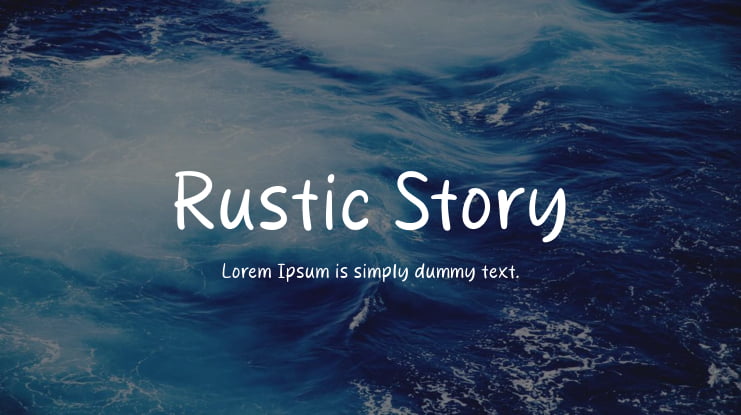 Rustic Story Font