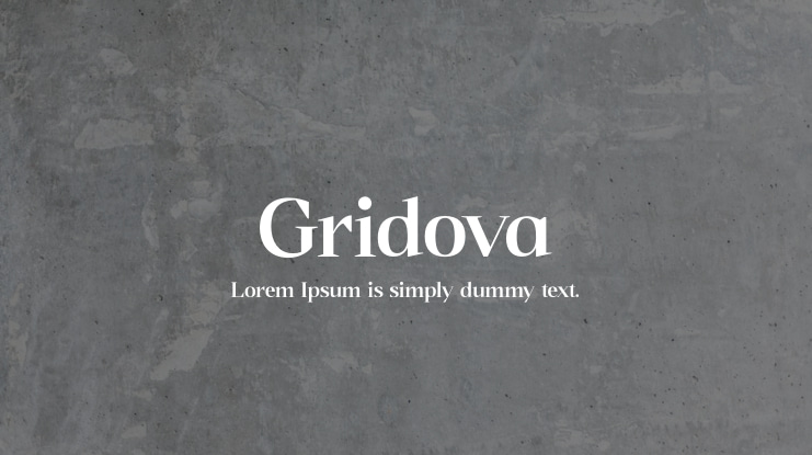 Gridova Font