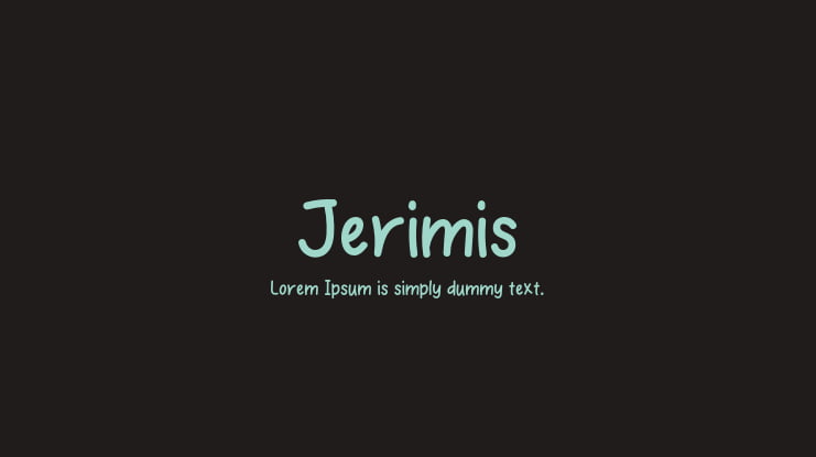 Jerimis Font