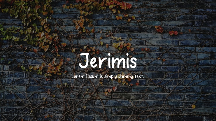 Jerimis Font