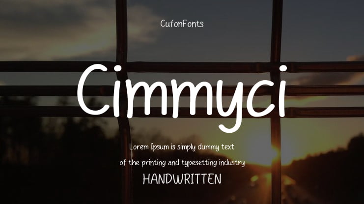 Cimmyci Font