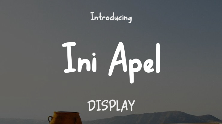 Ini Apel Font