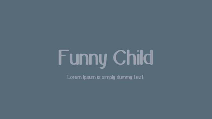Funny Child Font