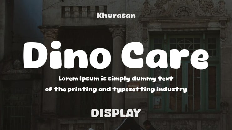 Dino Care Font