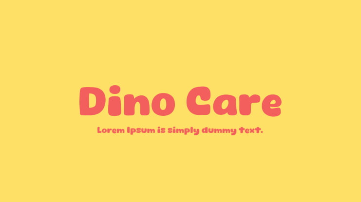 Dino Care Font