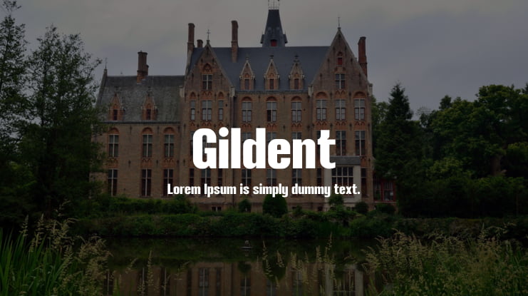 Gildent Font
