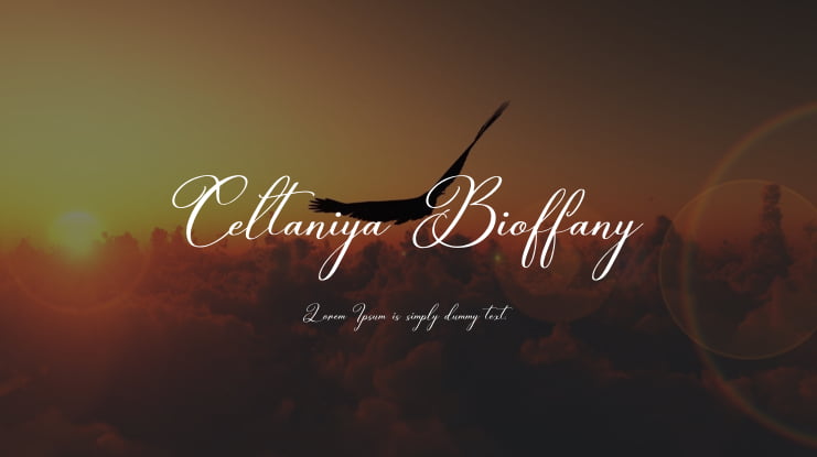 Celtaniya Bioffany Font