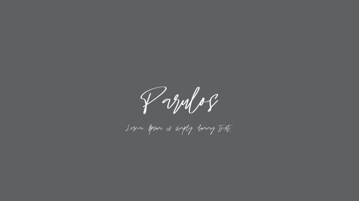 Parulos Font