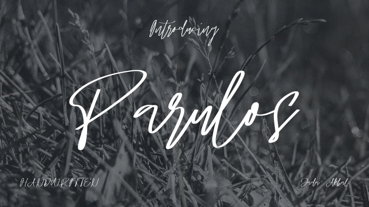 Parulos Font