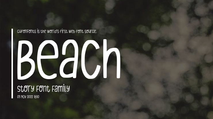 Beach Story Font