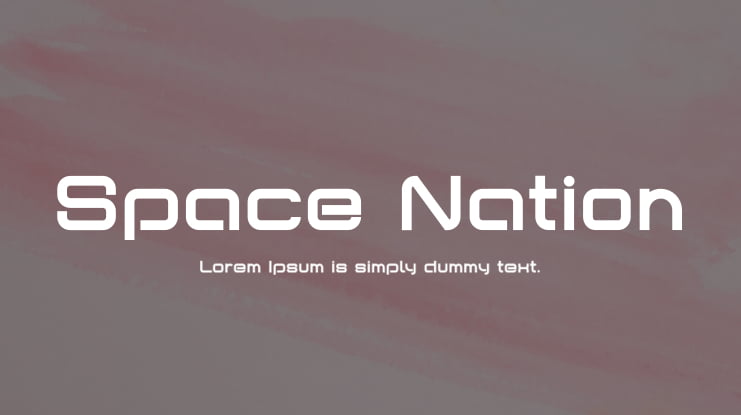 Space Nation Font
