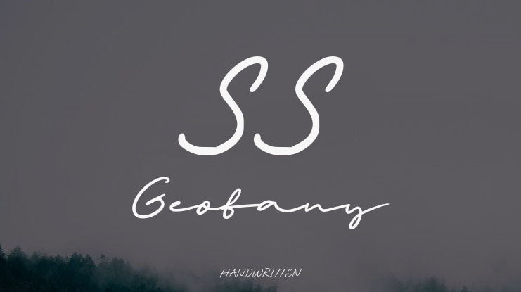 SS Geofany Font