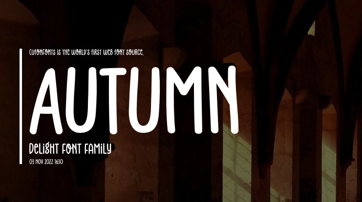Autumn Delight Font