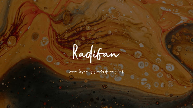 Radifan Font
