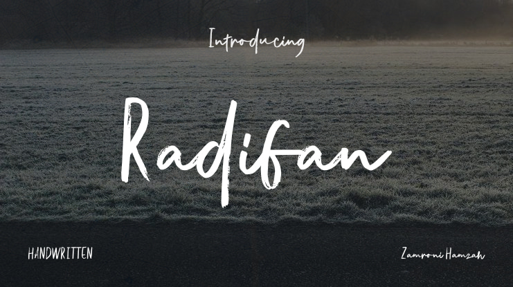 Radifan Font