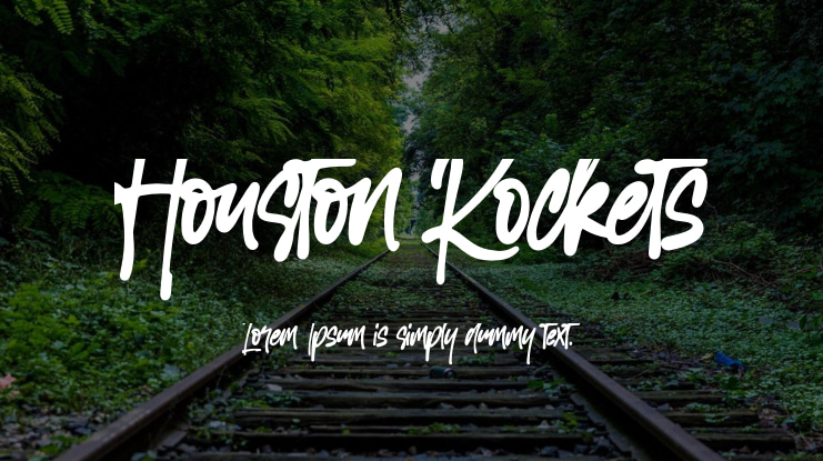 Houston Rockets Font