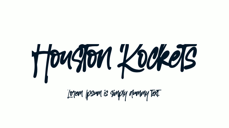 Houston Rockets Font