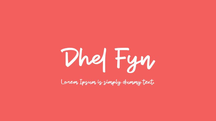 Dhel Fyn Font