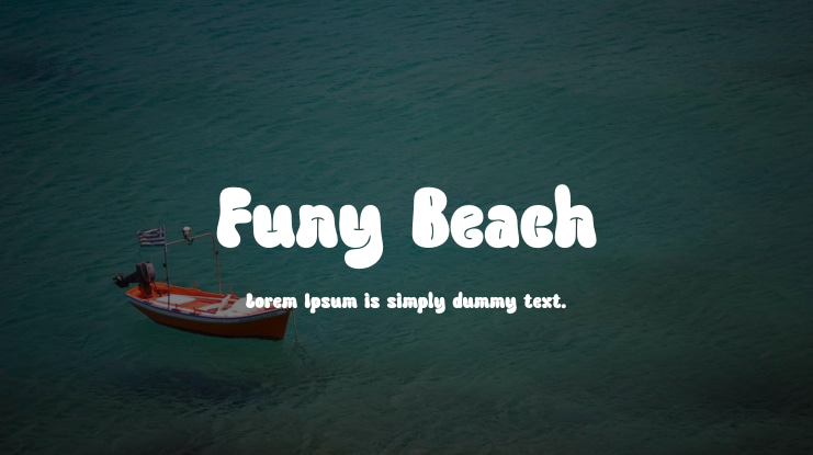 Funy Beach Font