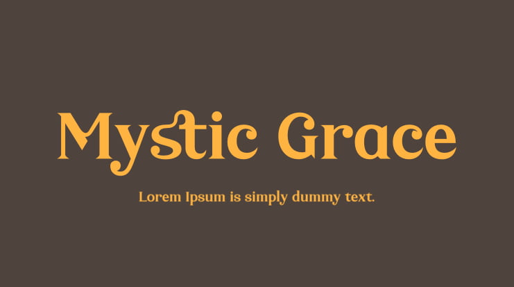 Mystic Grace Font