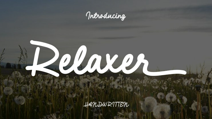 Relaxer Font