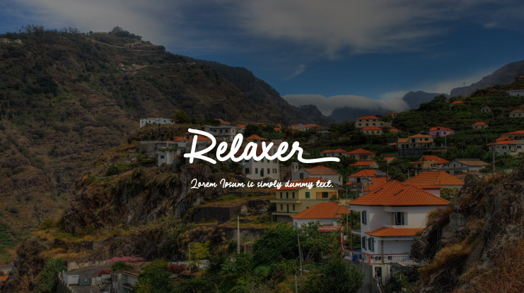 Relaxer Font