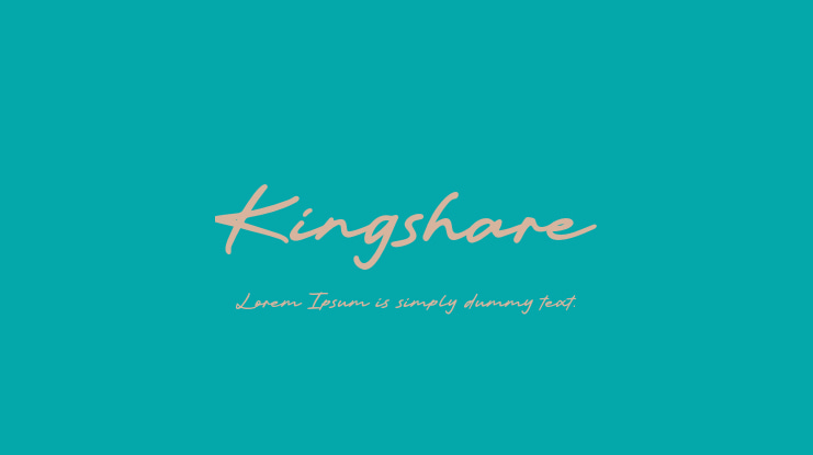 Kingshare Font