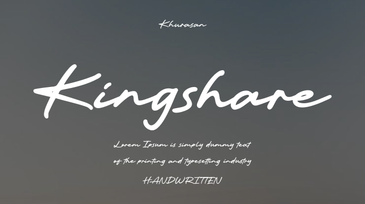 Kingshare Font