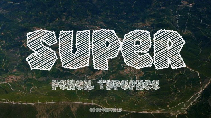 Super Pencil Font