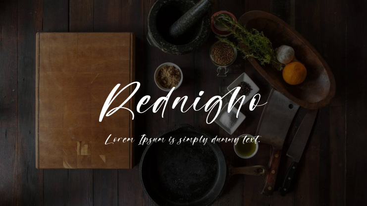 Rednigho Font