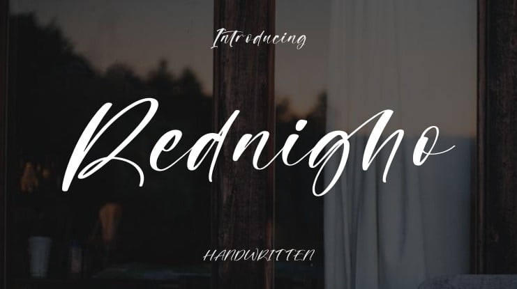 Rednigho Font