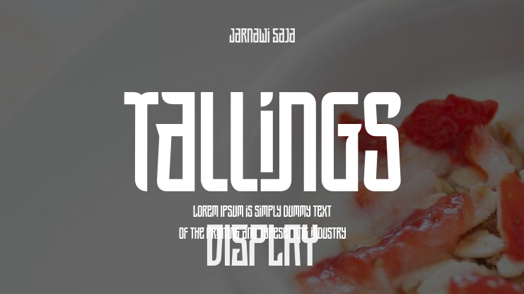 Tallings Font