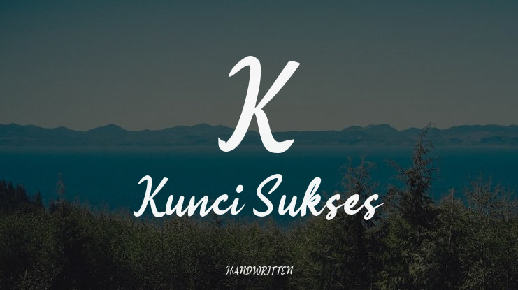 K Kunci Sukses Font