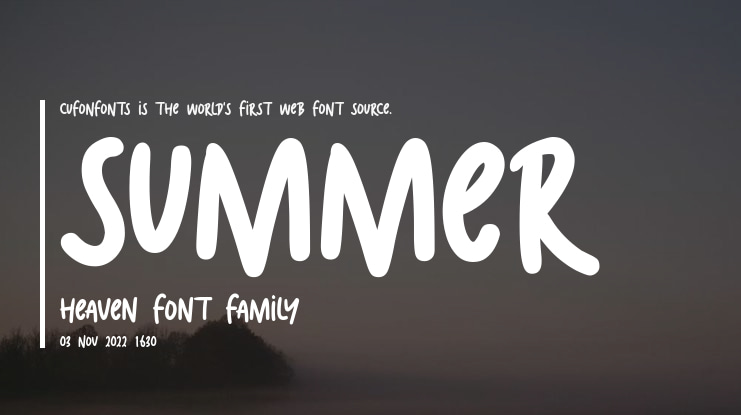 Summer Heaven Font