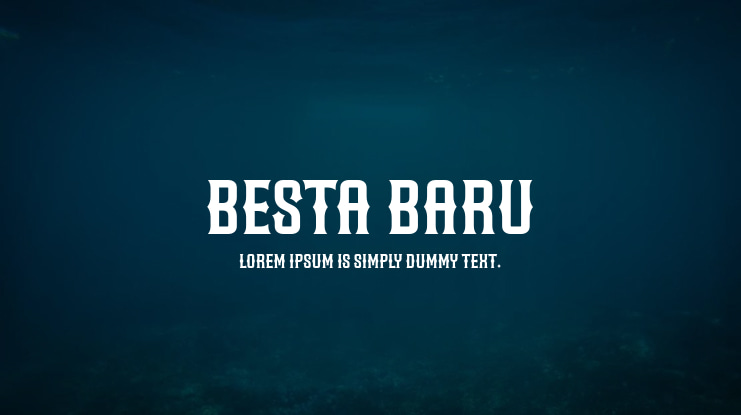 Besta Baru Font