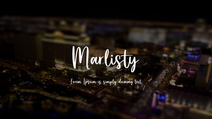 Marlisty Font