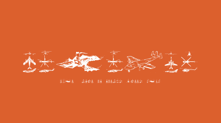 Aircraft Font