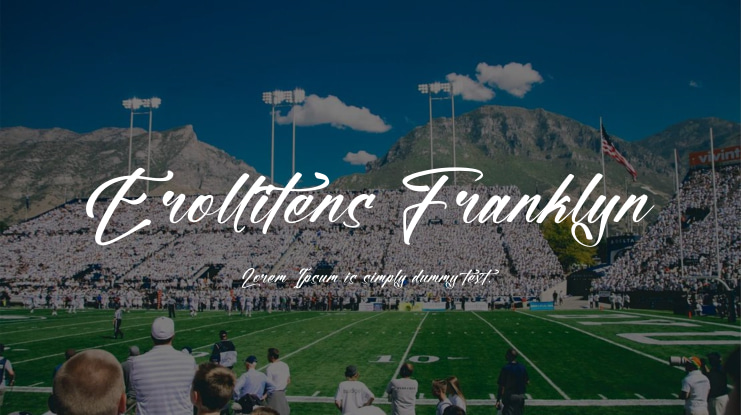 Erollitens Franklyn Font