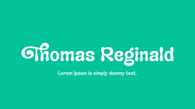 Thomas Reginald Font