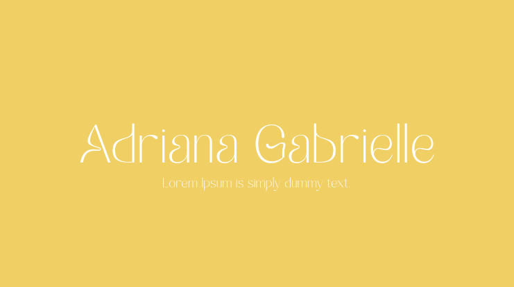 Adriana Gabrielle Font