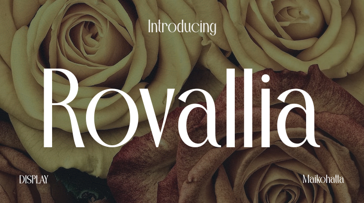 Rovallia Font Family