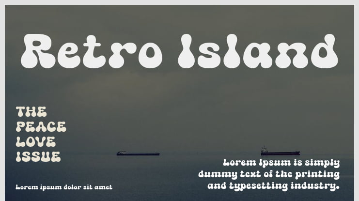 Retro Island Font