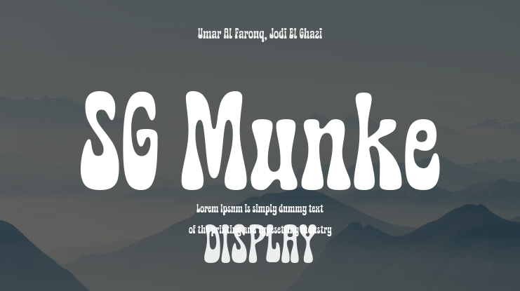 SG Munke Font