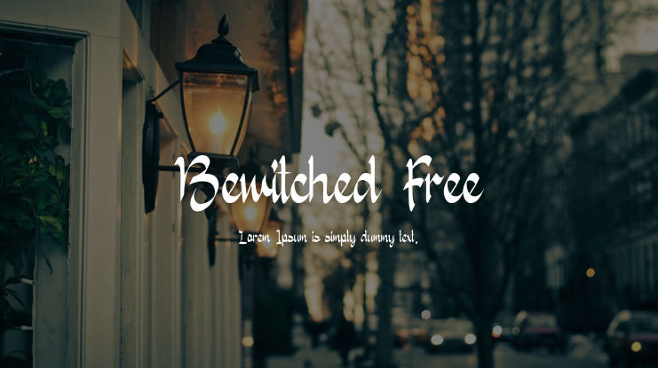 Bewitched Free Font