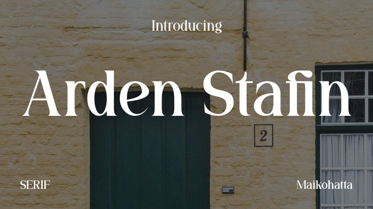 Arden Stafin Font Family