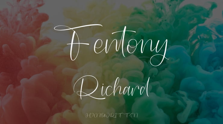 Fentony Richard Font