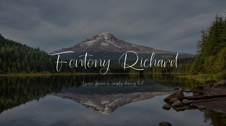 Fentony Richard Font