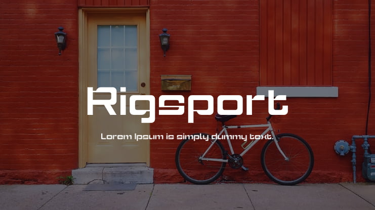 Rigsport Font Family